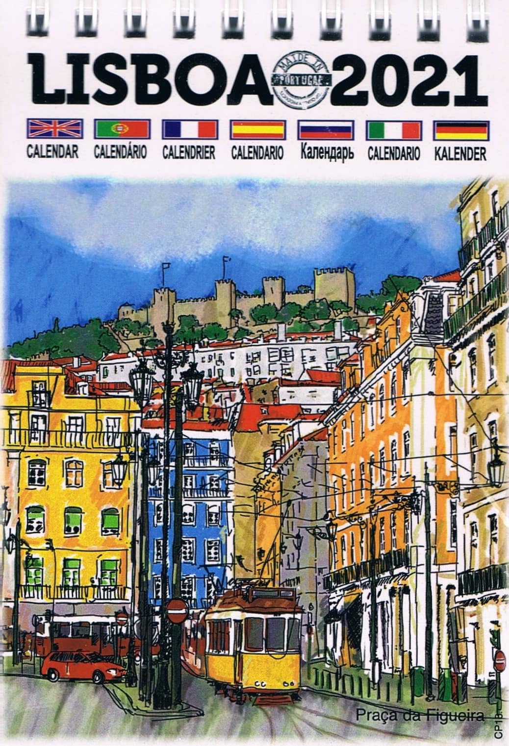 Praça da Figueira Tram Desk Calendar 2021 — CP-18