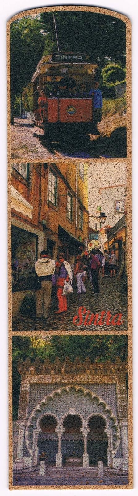 Sintra Tram, Streets and Moorish Arches Cork Bookmark