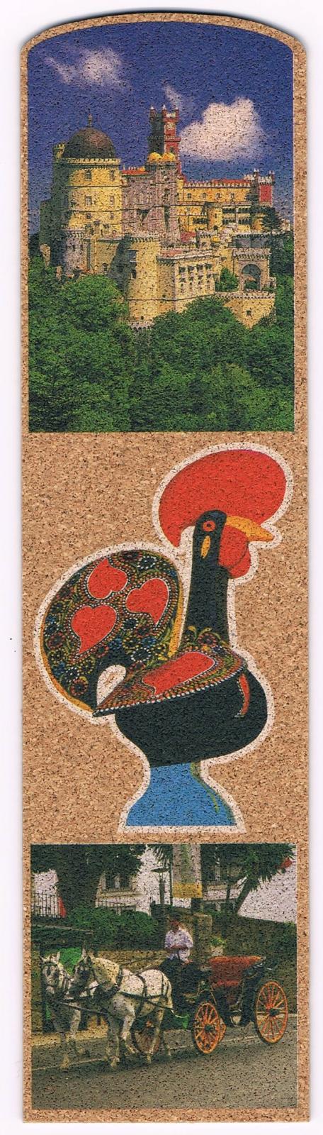 Pena Palace, Galo de Barcelos and Carriage Sintra Cork Bookmark