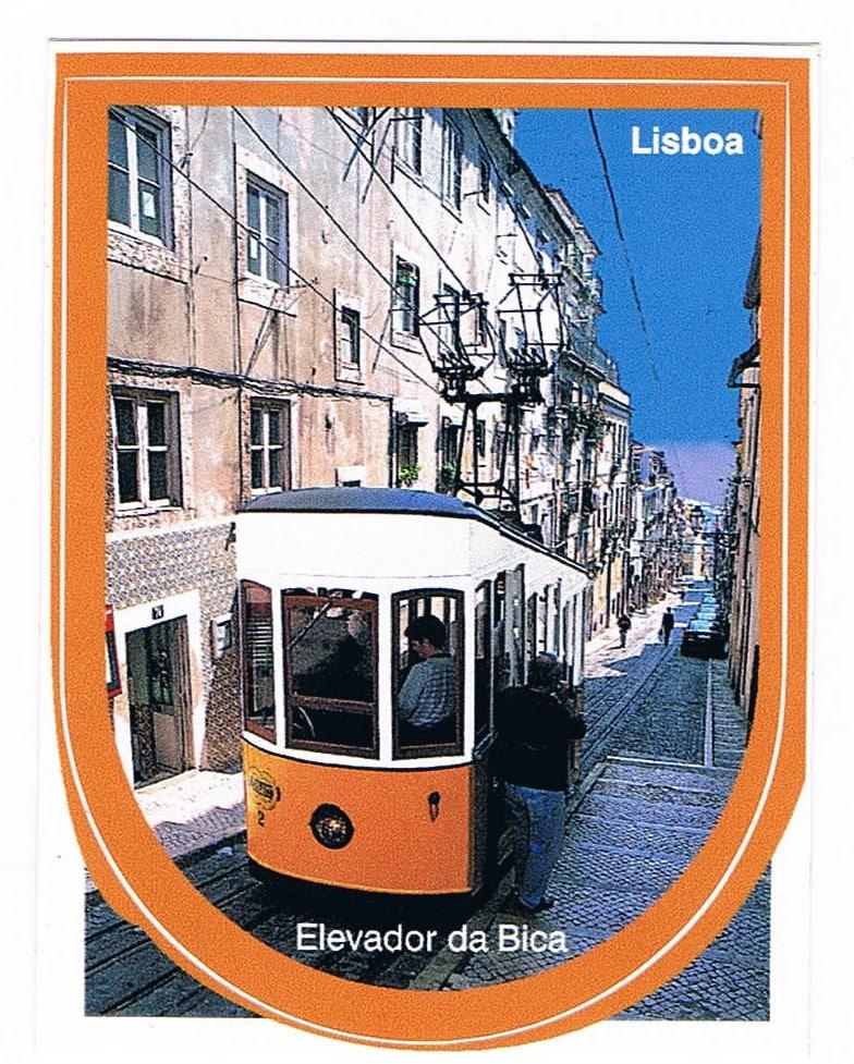 Bica Funicular Lisbon Photo Sticker
