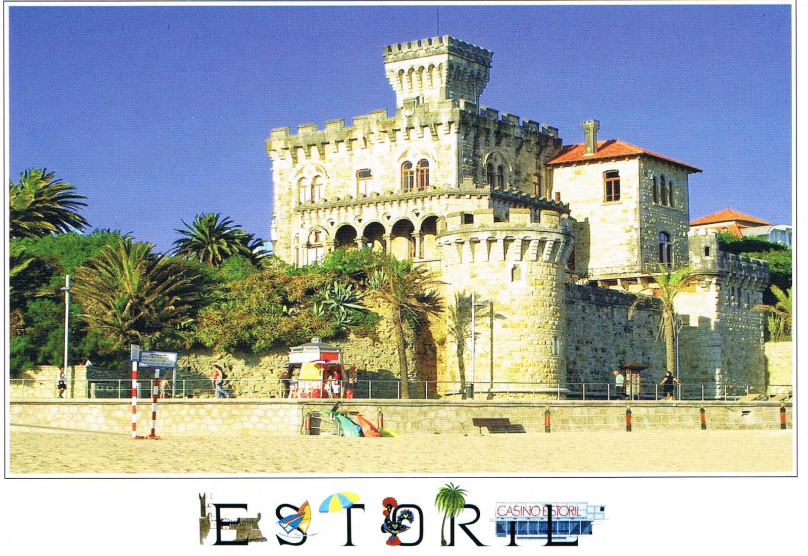 Forte da Cruz Historic Building Tamariz Estoril Premium Postcard