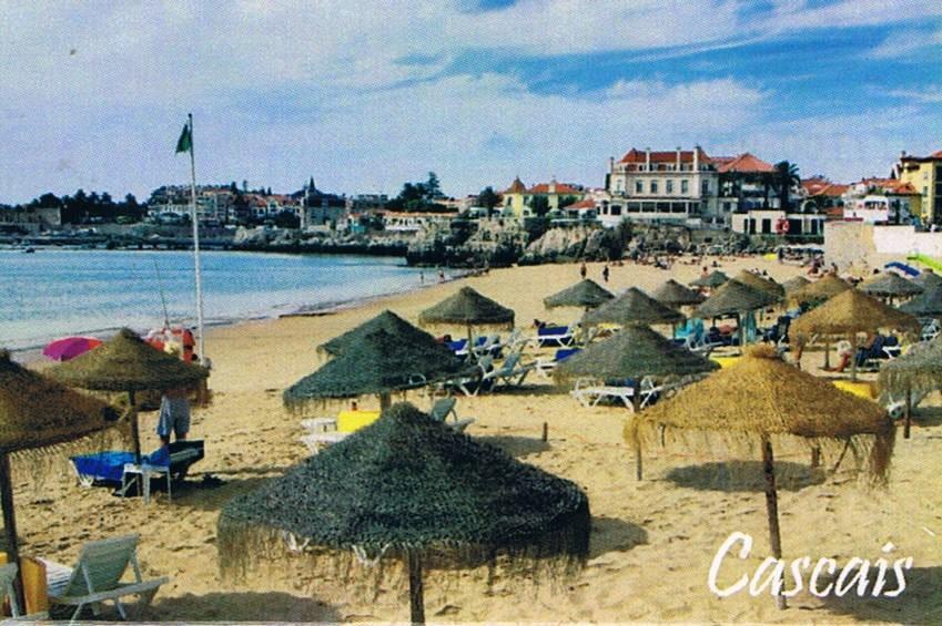Cascais Beach & Sunshades Premium Fridge Magnet