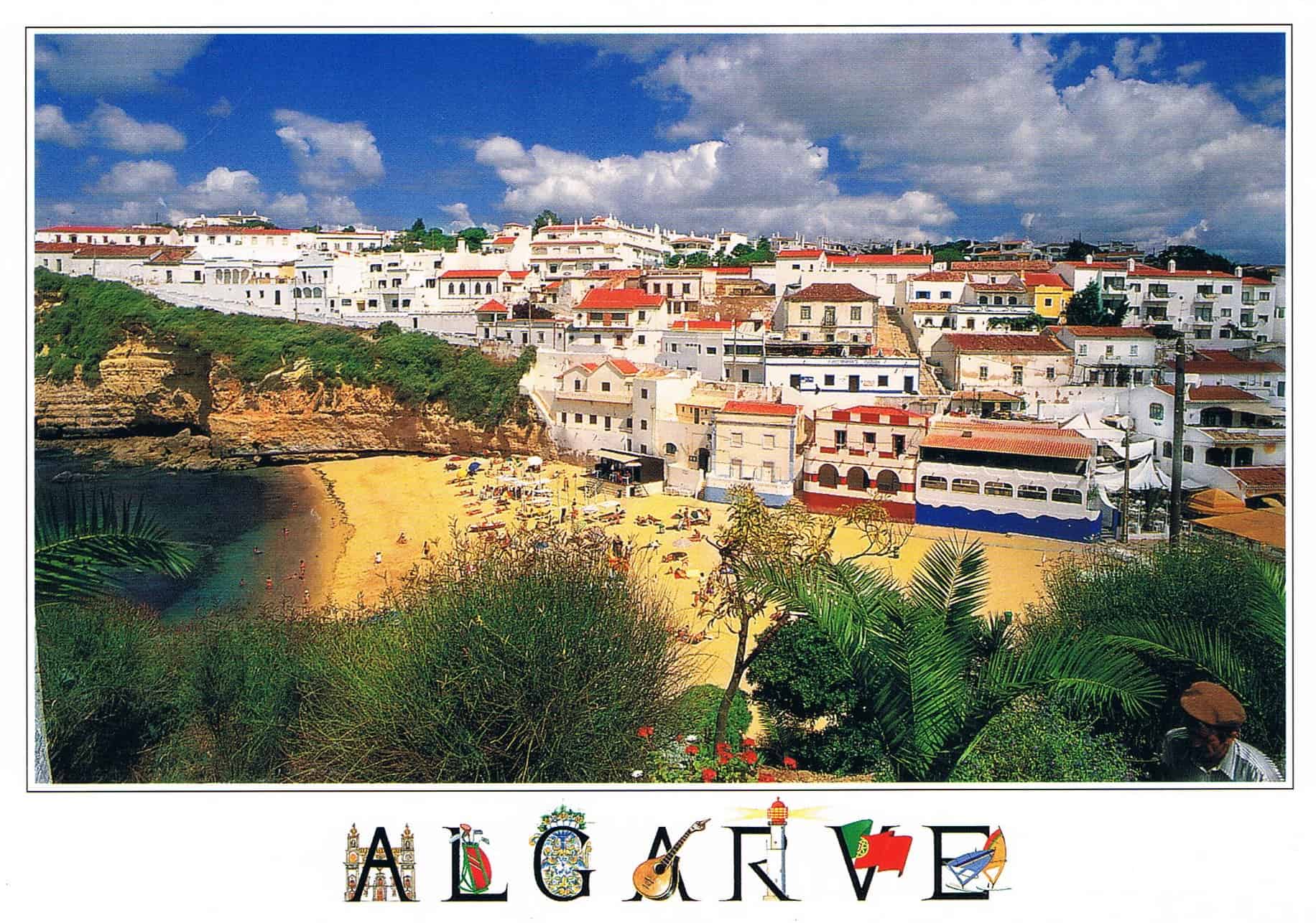 Carvoeiro Village & Bay Premium Postcard