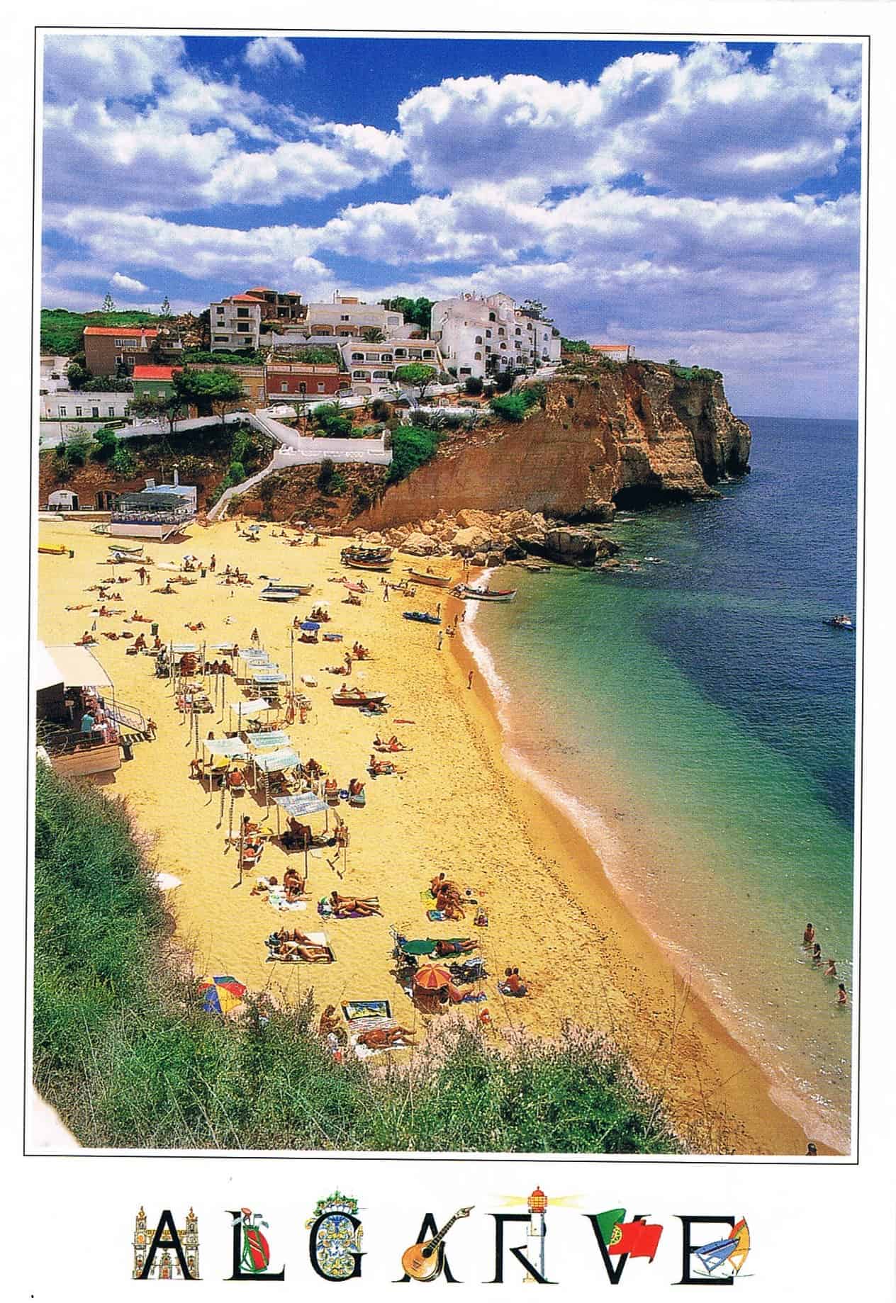 Carvoeiro Beach Algarve Premium Postcard