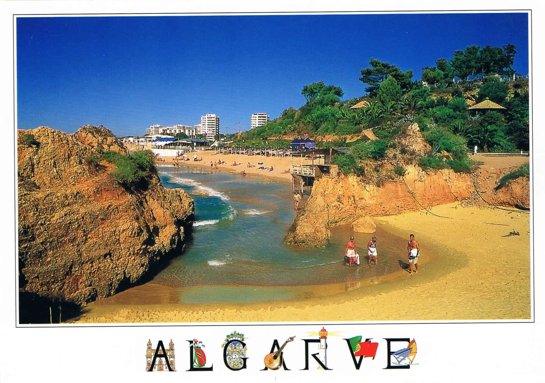 Praia dos Três Irmãos Alvor Premium Postcard