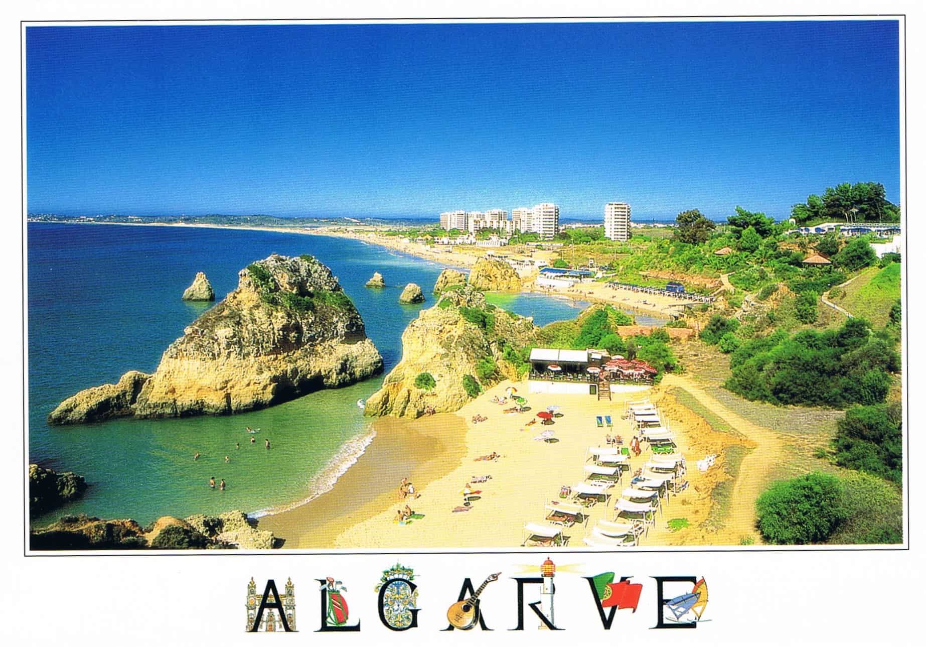 Alvor Rocky Coves Algarve Premium Postcard