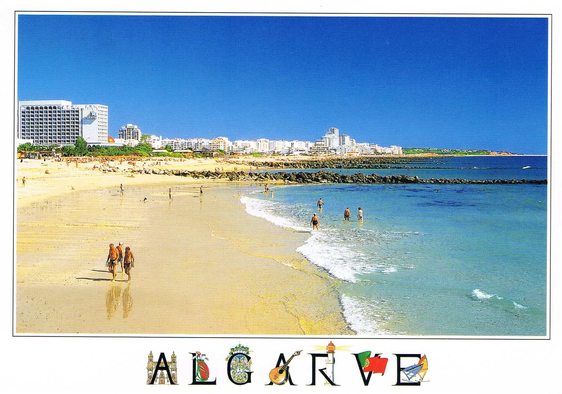 Vilamoura Algarve Beach Premium Postcard
