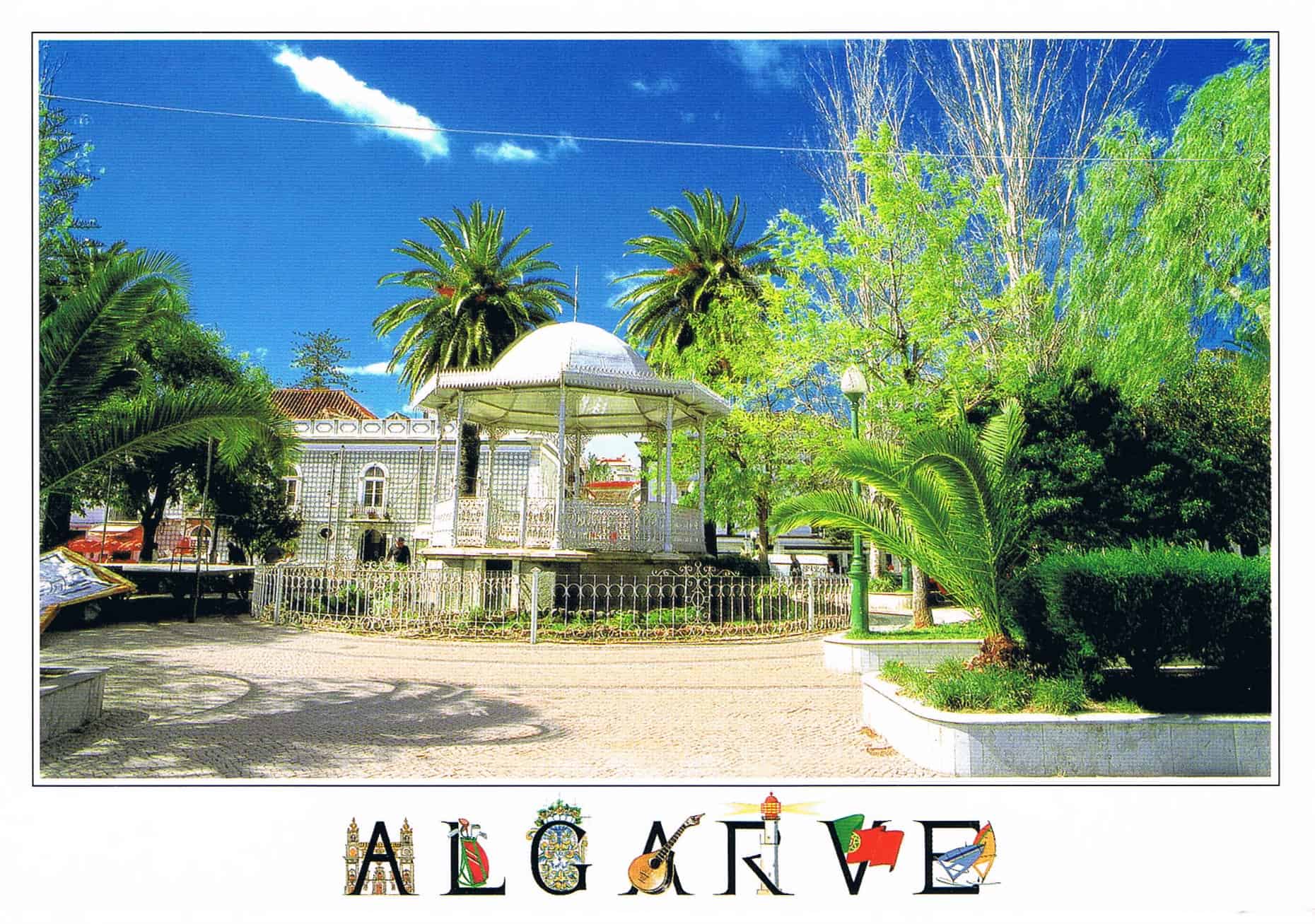 Tavira Bandstand and Garden Premium Postcard