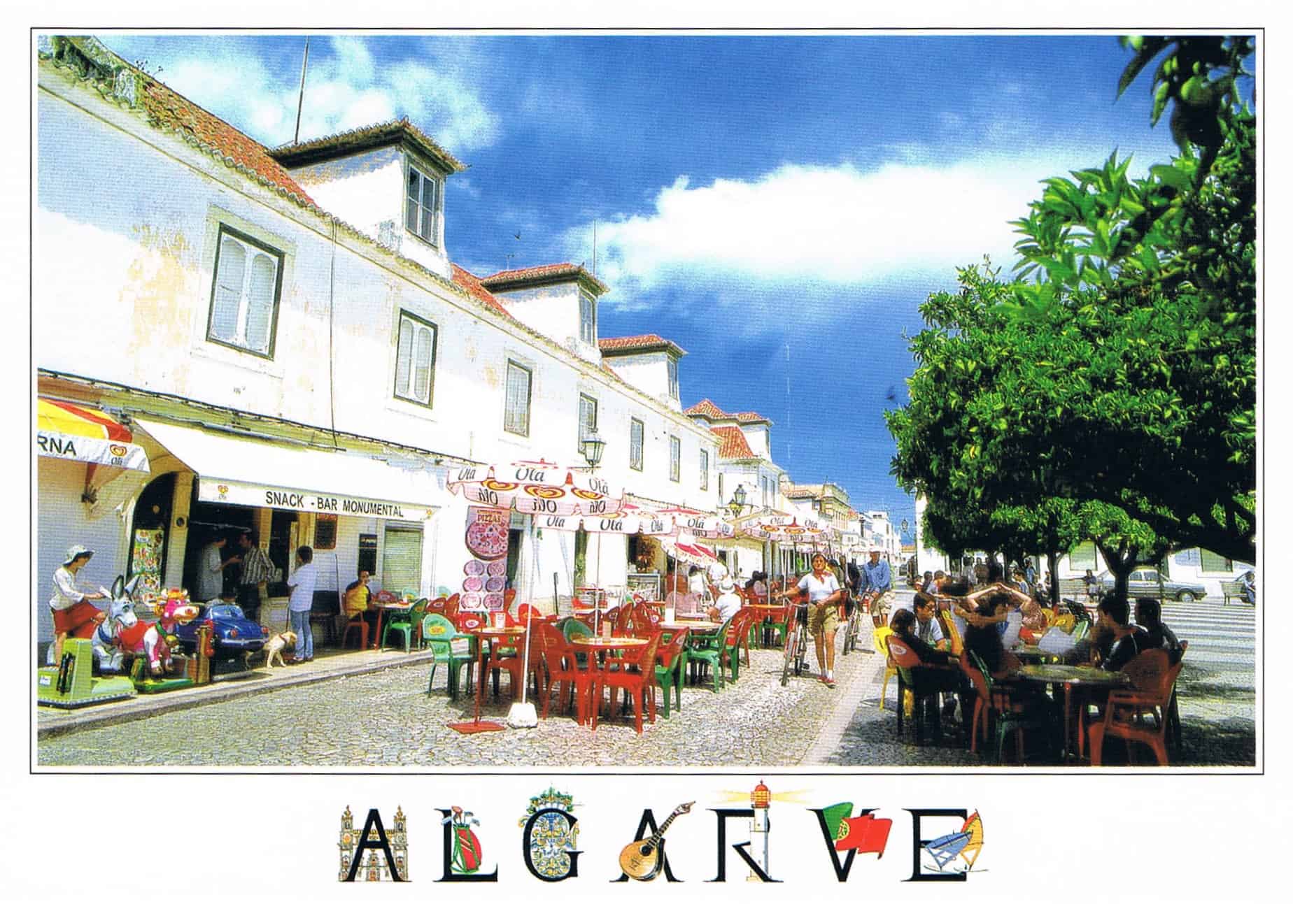 Vila Real de Santo António Town Centre Premium Postcard
