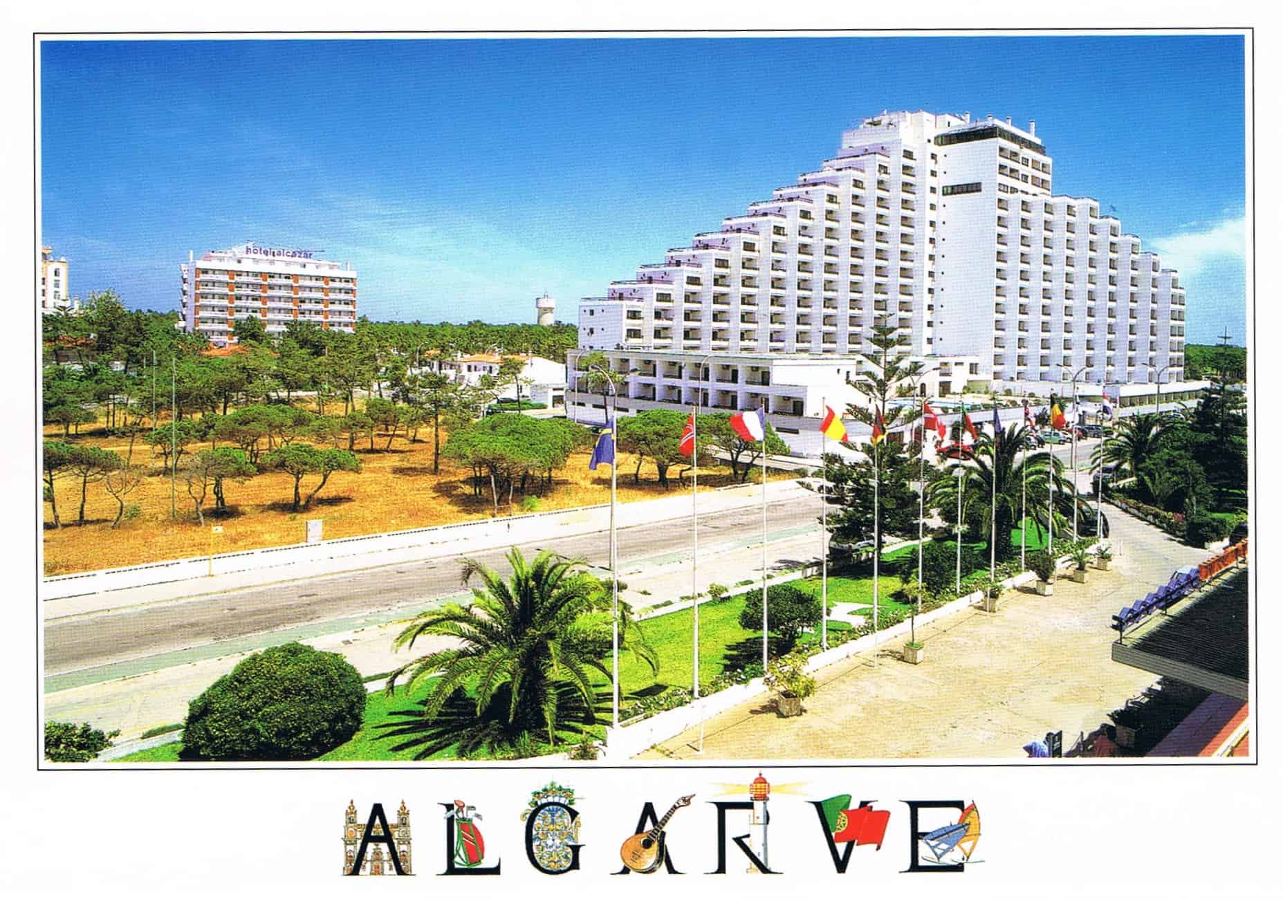Monte Gordo Hotels and Seafront Premium Postcard
