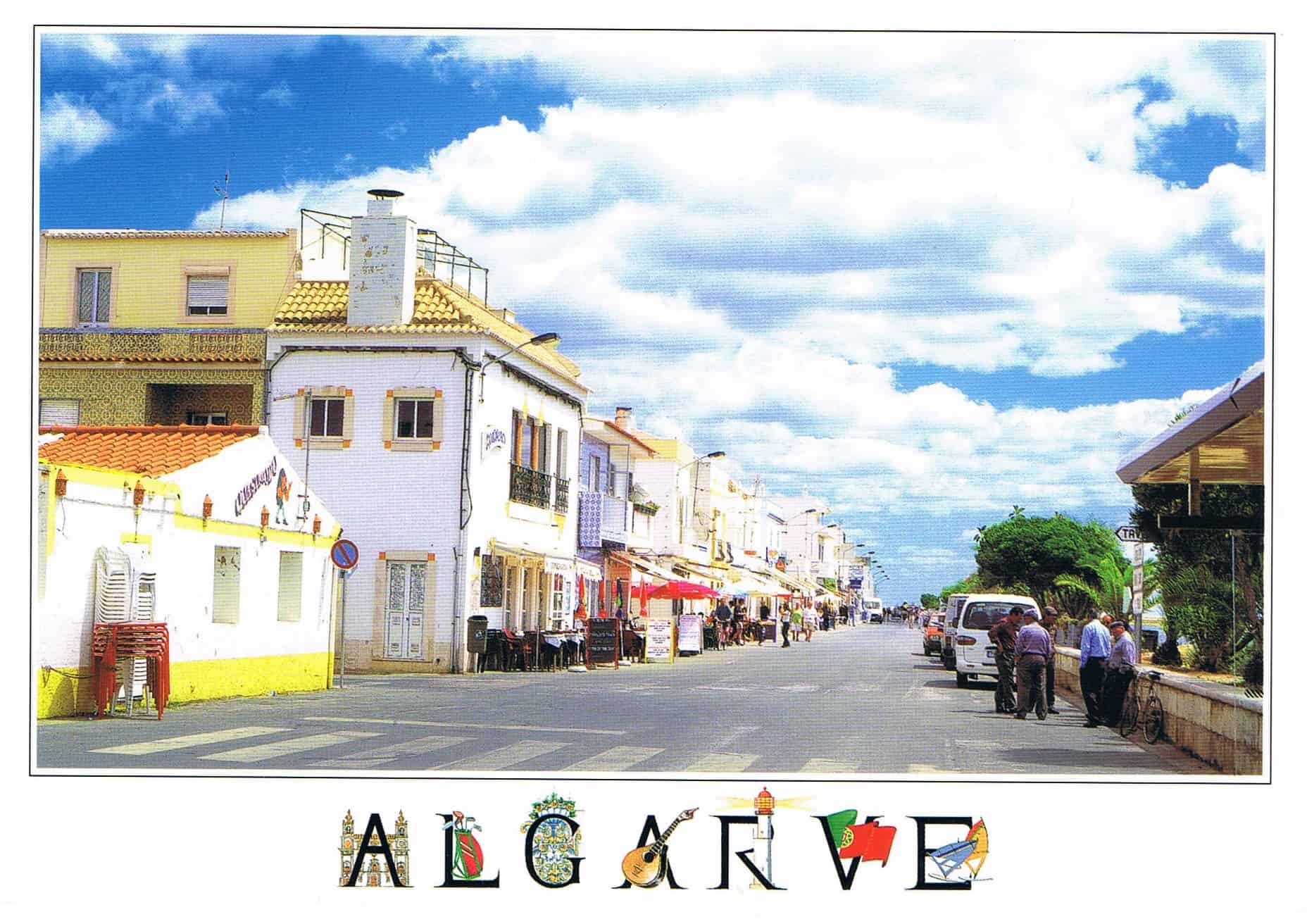 Cabanas de Tavira Village Street Premium Postcard