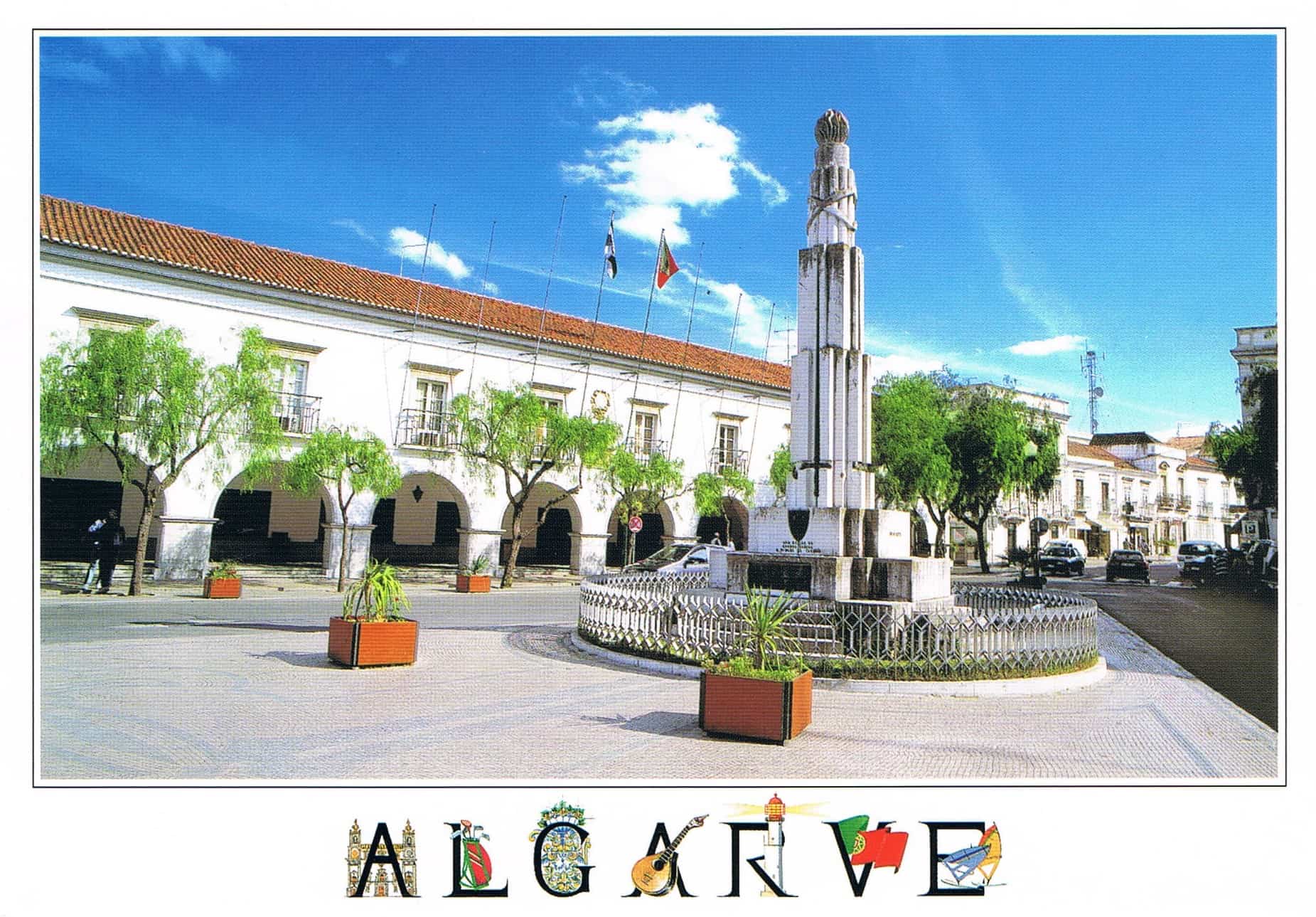 Tavira Republic Square Premium Postcard
