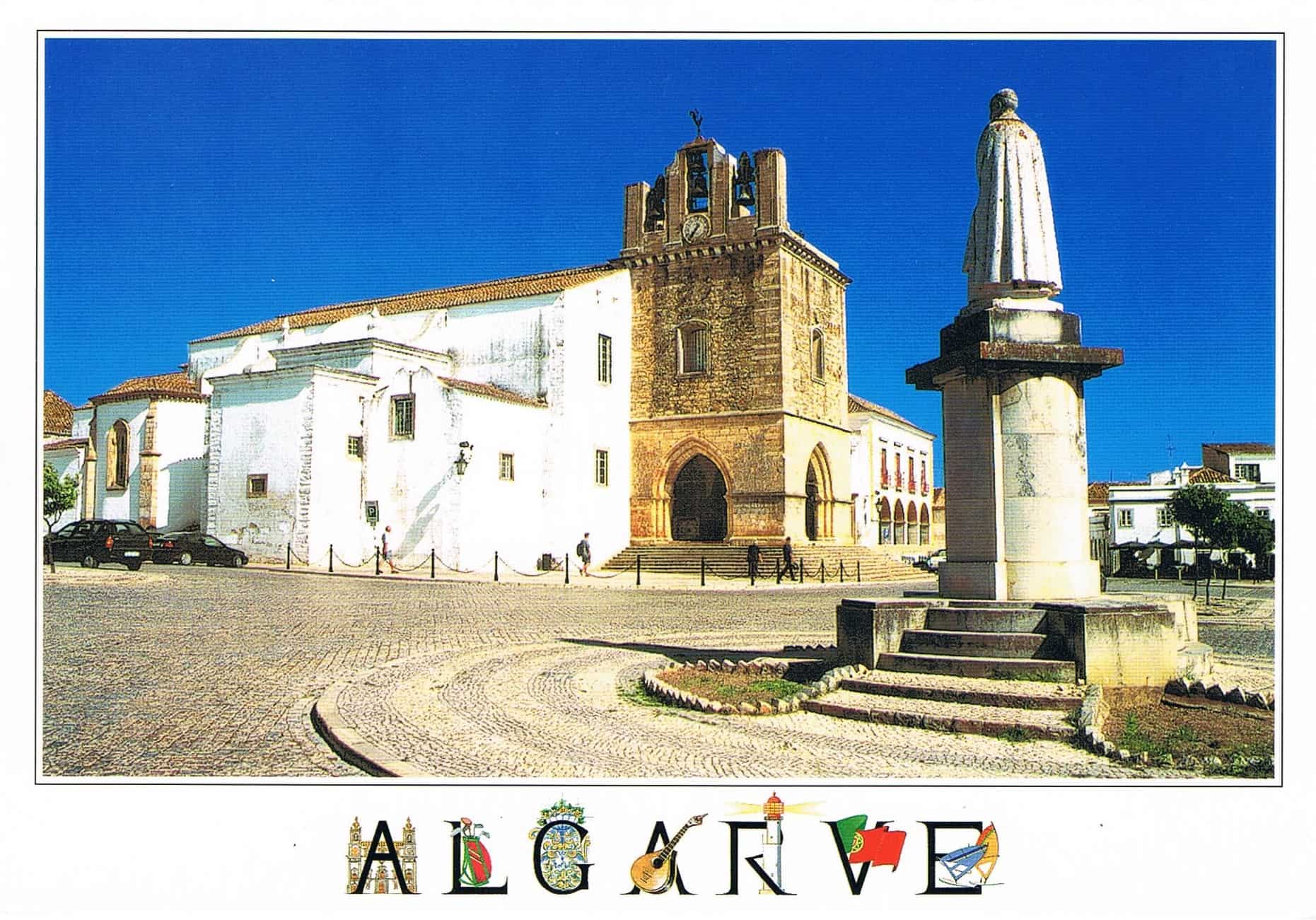 Faro Cathedral Square Premium Postcard