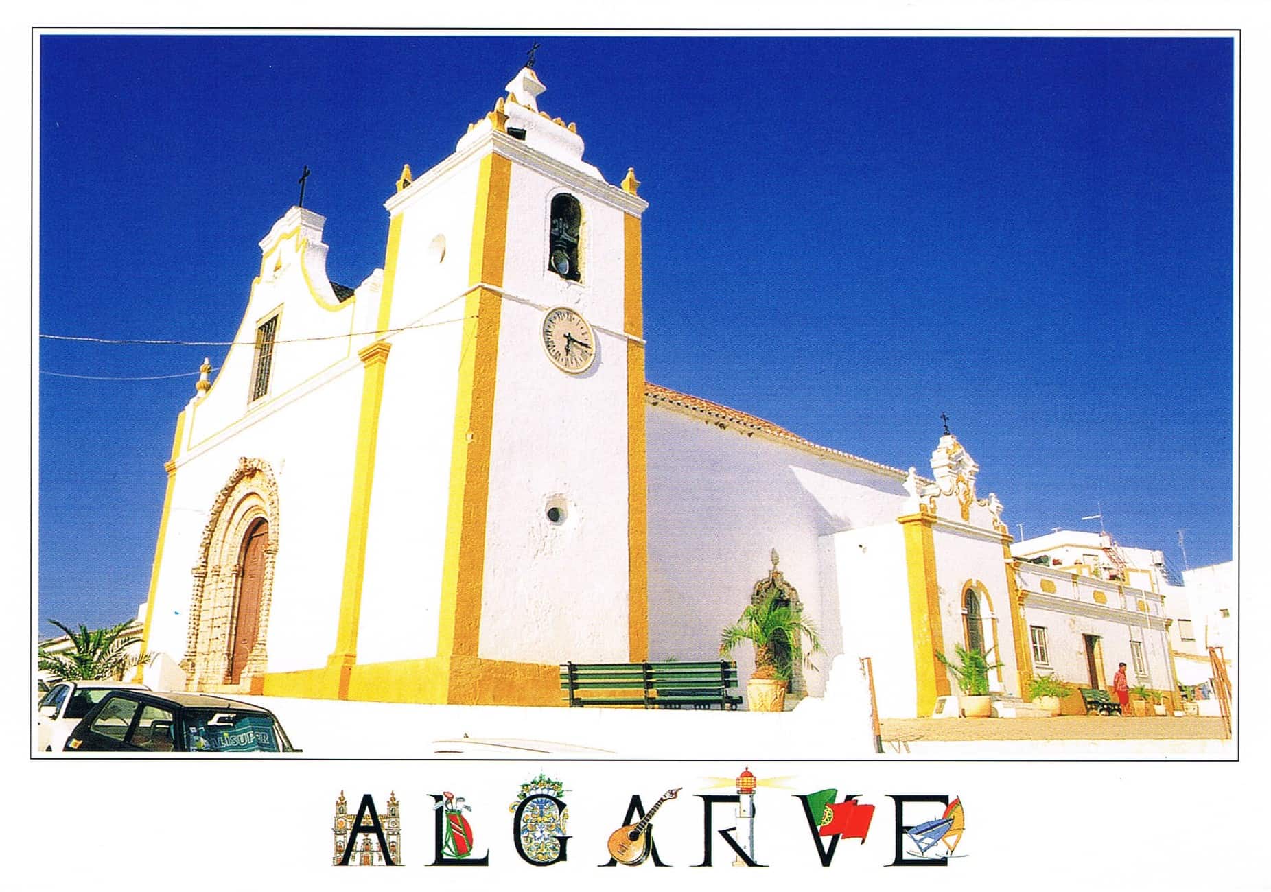 Alvor Historic Church Premium Postcard