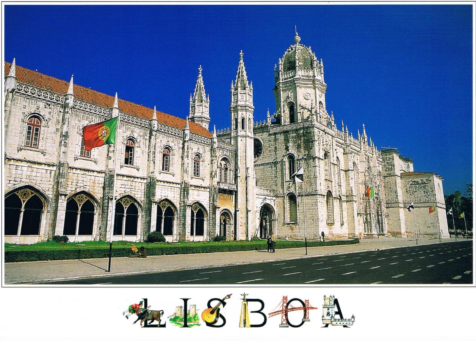 Jerónimos Monastery Belém Lisbon Premium Postcard
