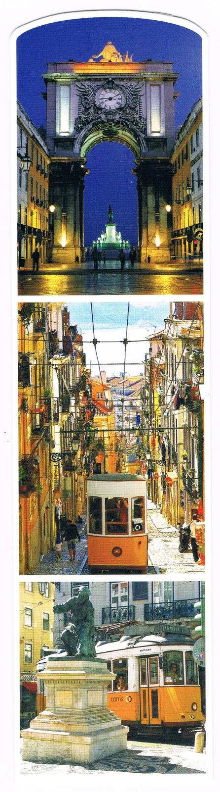 Rua Augusta Arch & Lisbon Trams Premium Paper Bookmark