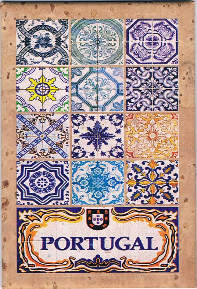 Portuguese Azulejo Patchwork Cork Fridge Magnet