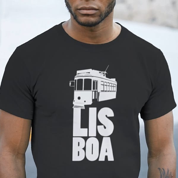 Lisboa Tram Graphic Unisex T-Shirt