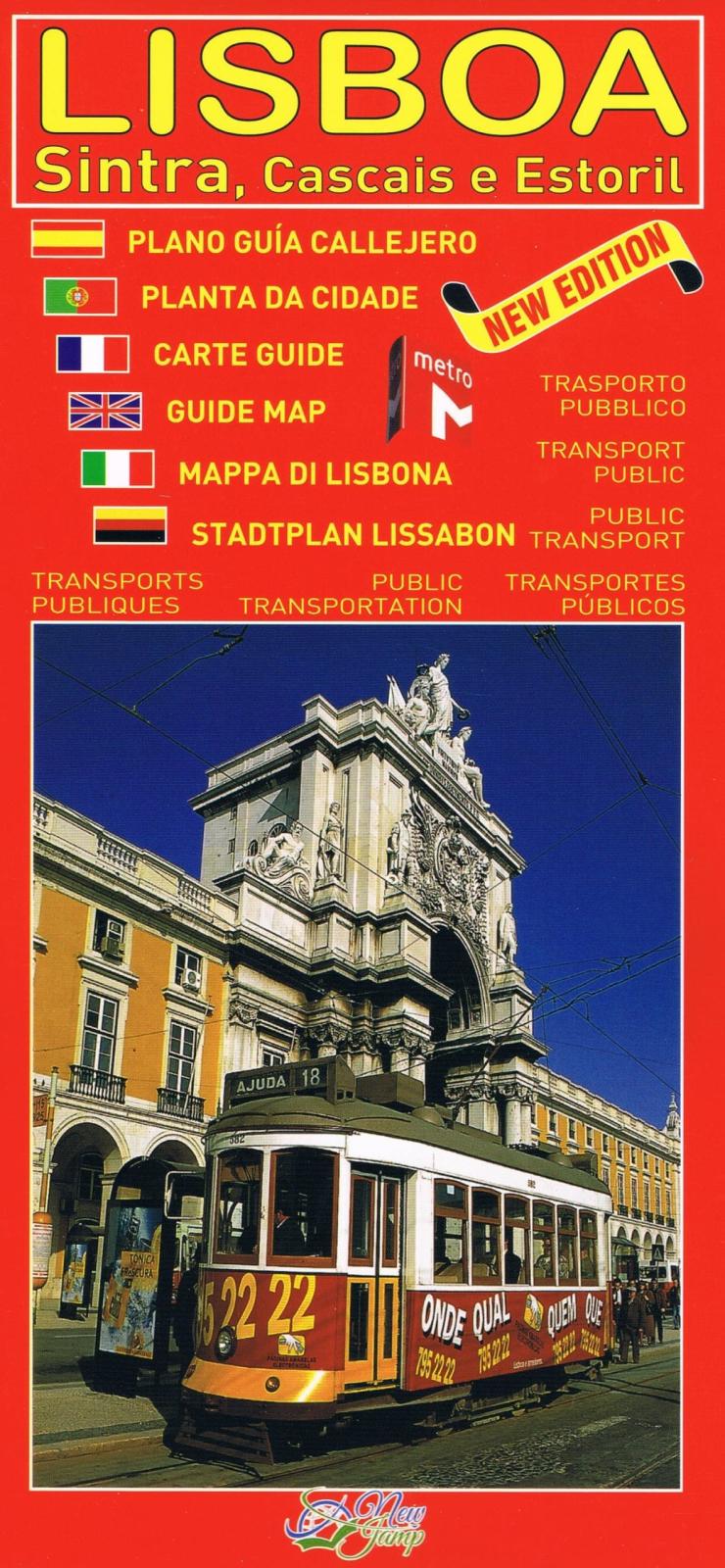 Lisbon, Sintra, Cascais and Estoril City Guide Map