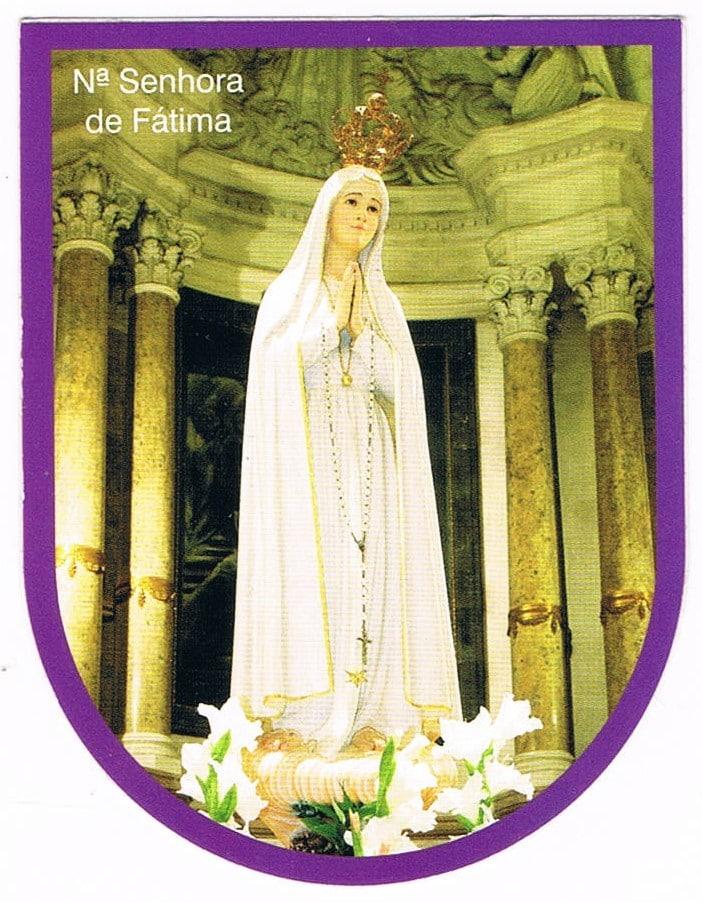 Our Lady of Fátima Shrine Statue Sticker
