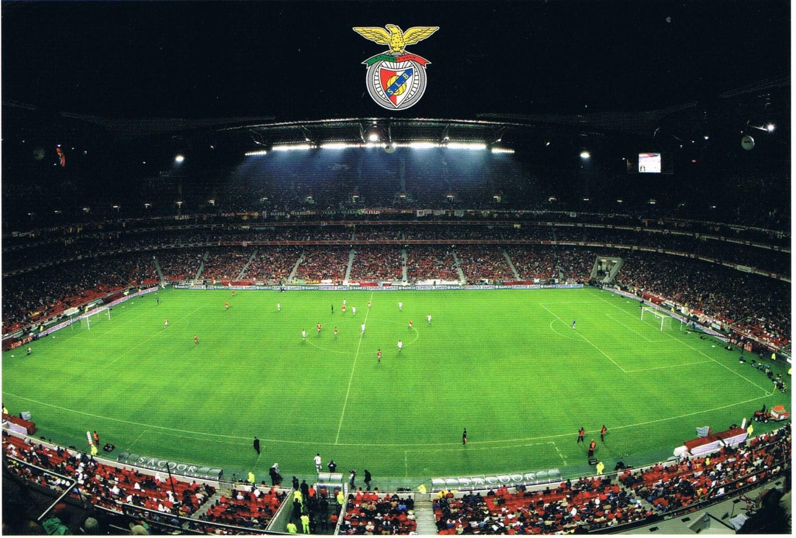 SL Benfica Estádio da Luz Football Match Premium Postcard