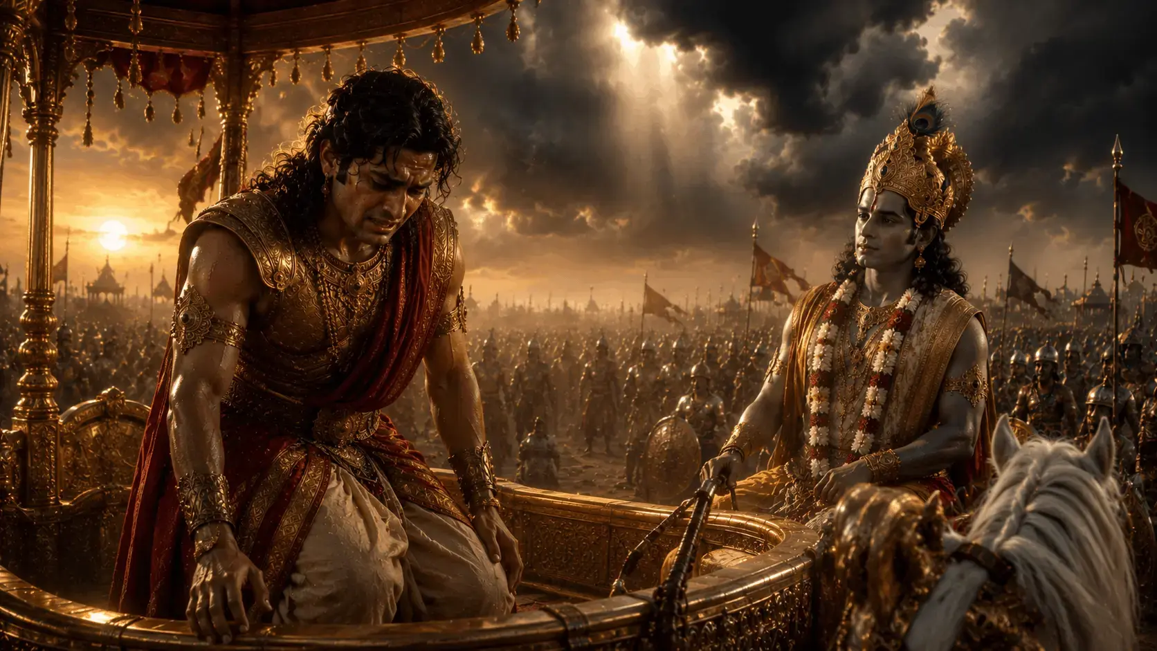 ভগবদ্গীতা প্রথম অধ্যায়, ৩১তম শ্লোকের ব্যাখ্যা: অস্থির মন, মানসিক বিপর্যয় ও অর্জুনের নৈতিক সংকট