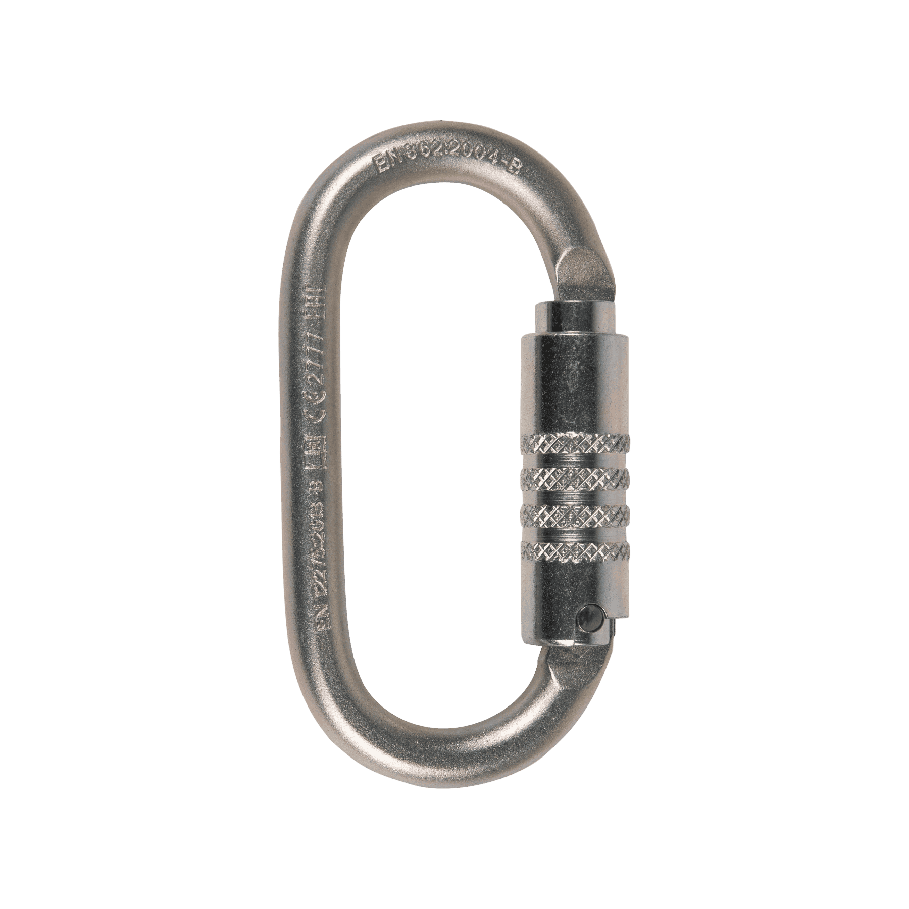 Oval Pro 3Lock Steel Carabiner