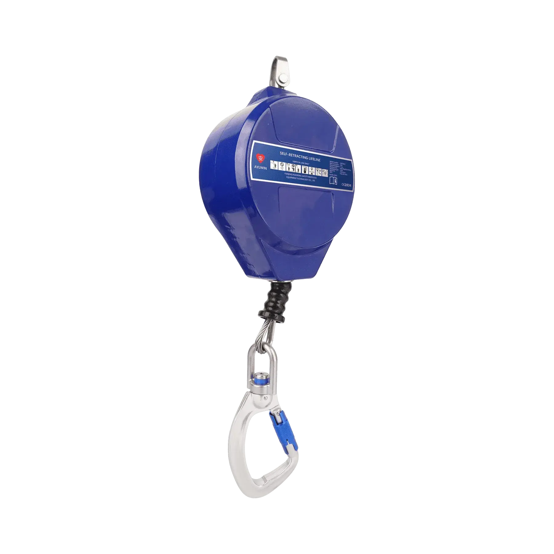 Aylwin SMT6620 Self-Retracting Lifeline 20 m – Aluminum Housing, 4.8 mm Wire Rope, EN 360:2023