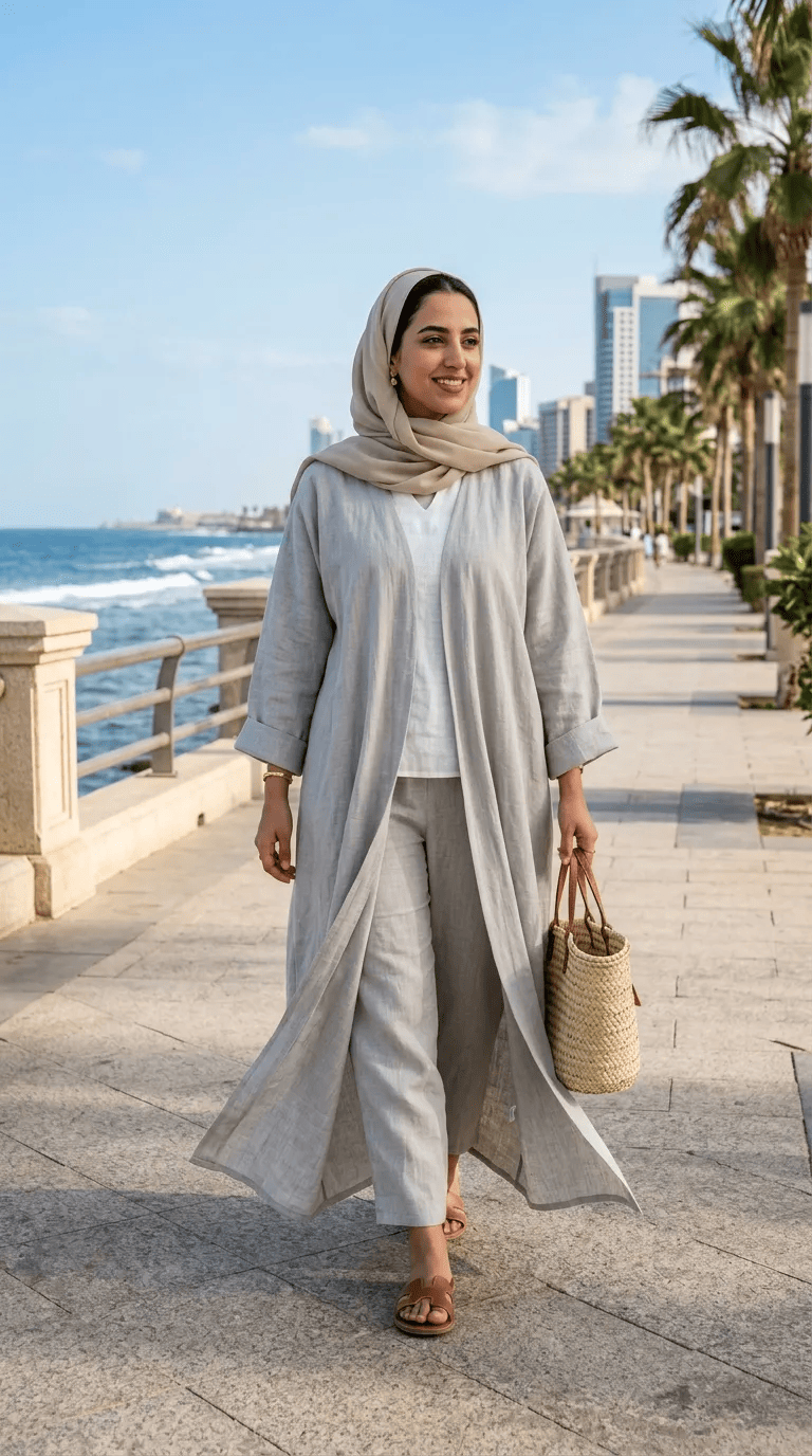 خفة الكتان وتهوية مثالية لأجواء الصيف الحارة
