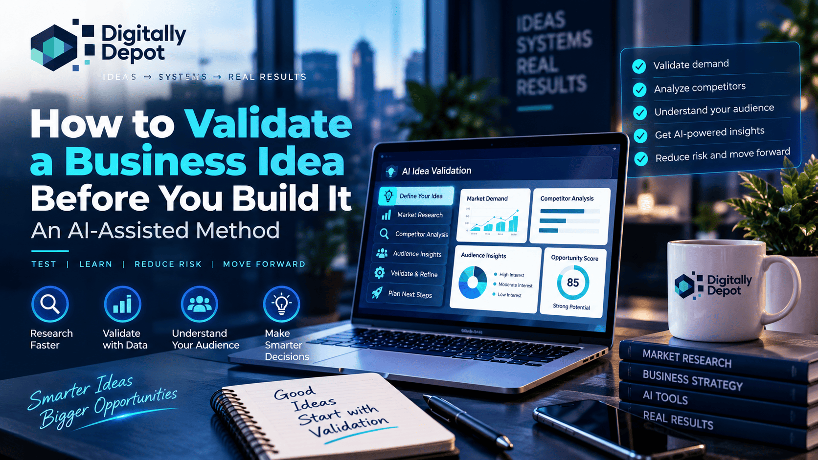 A good idea is not the same as a validated business opportunity.…