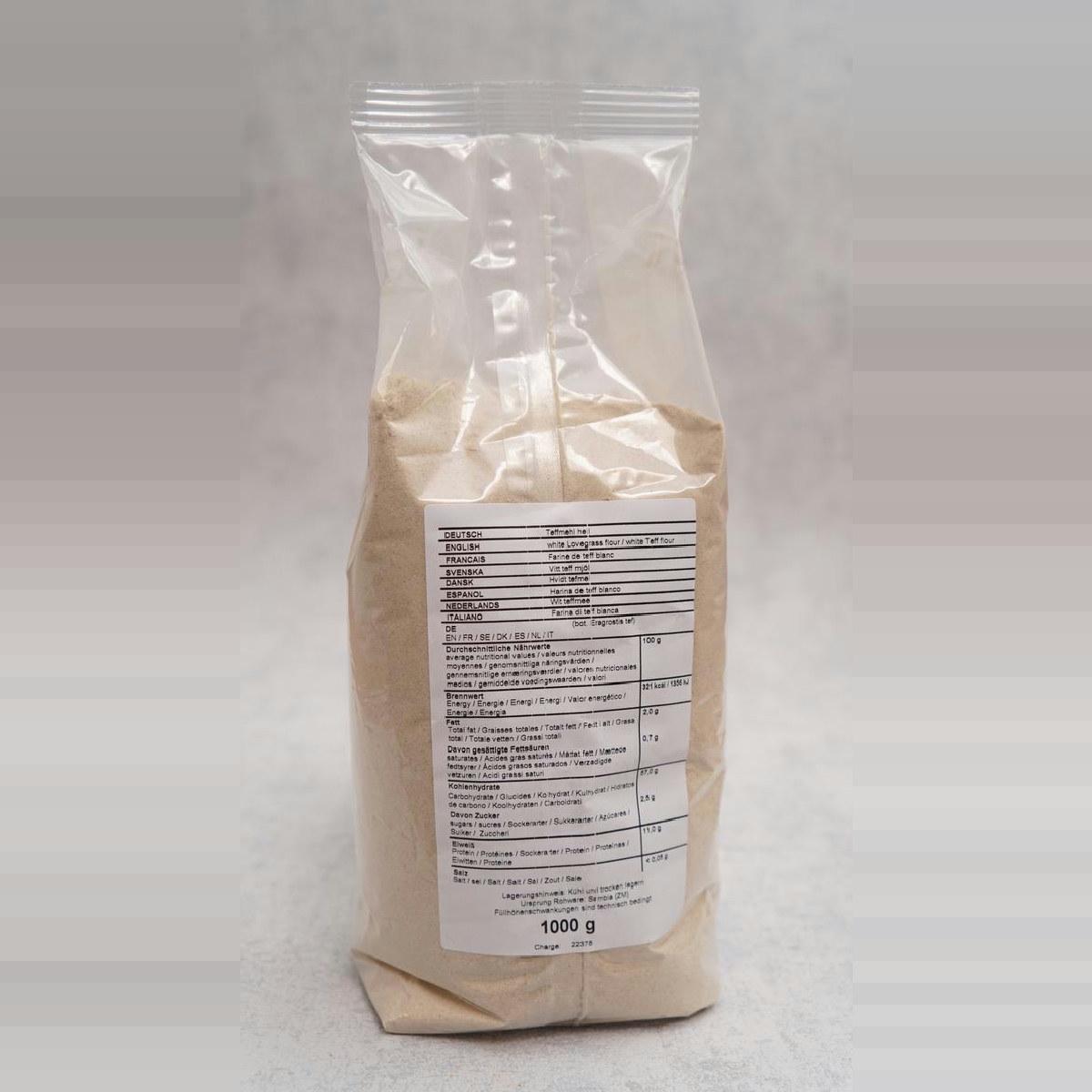 White Teff Flour 1000g