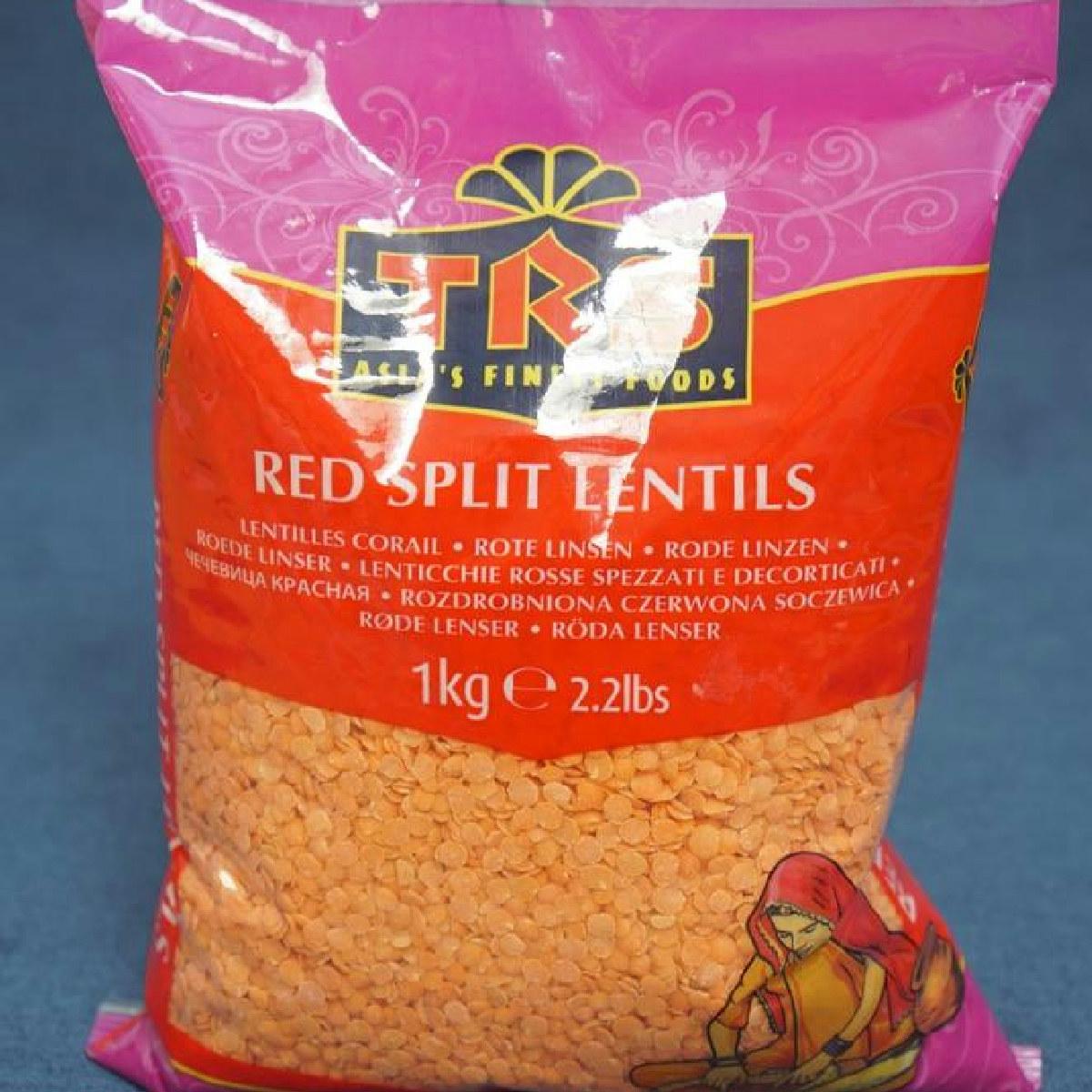 TRS Red Split Lentils 1kg