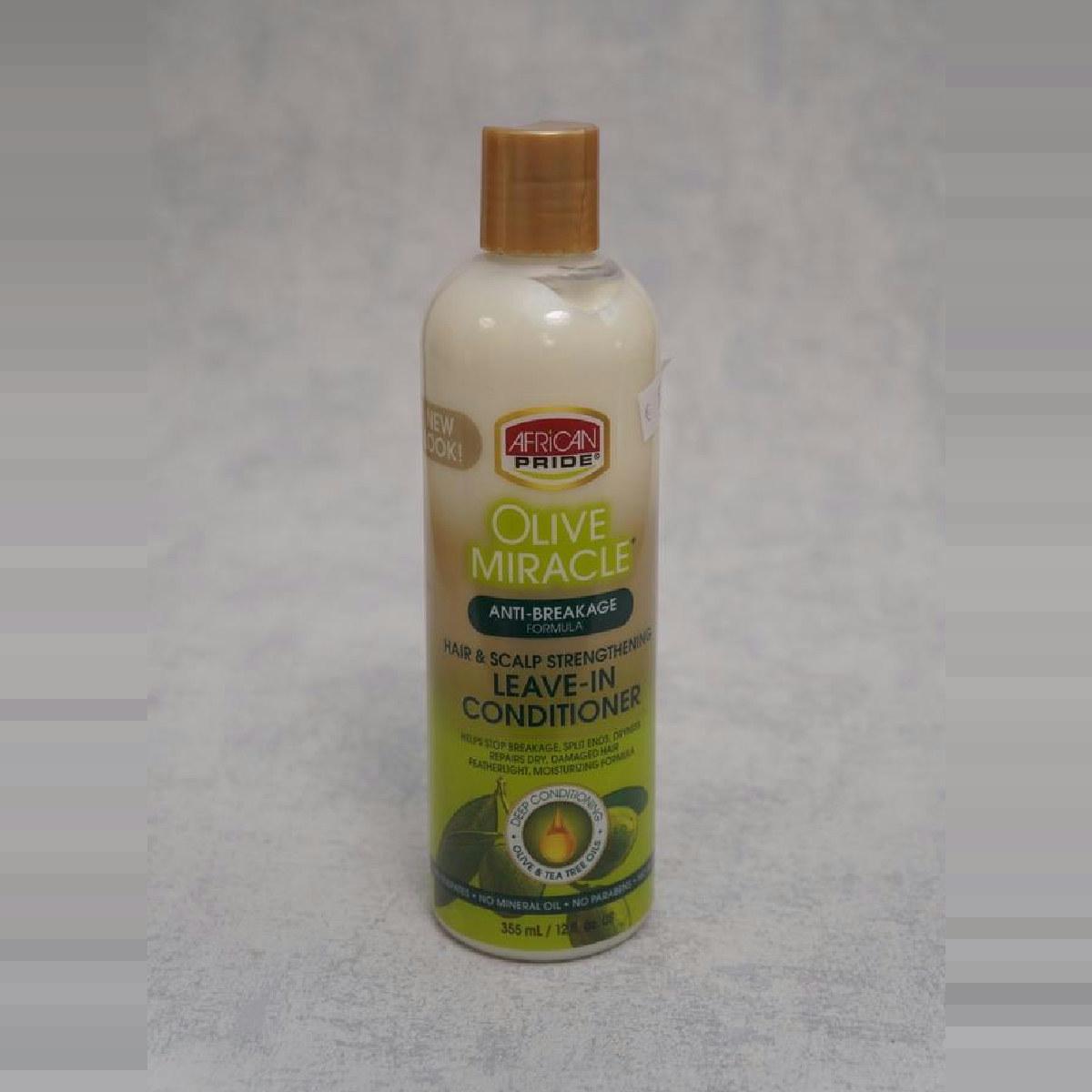 African Pride Olive Miracle Anti-Breakage Leave-In Conditioner 355ml