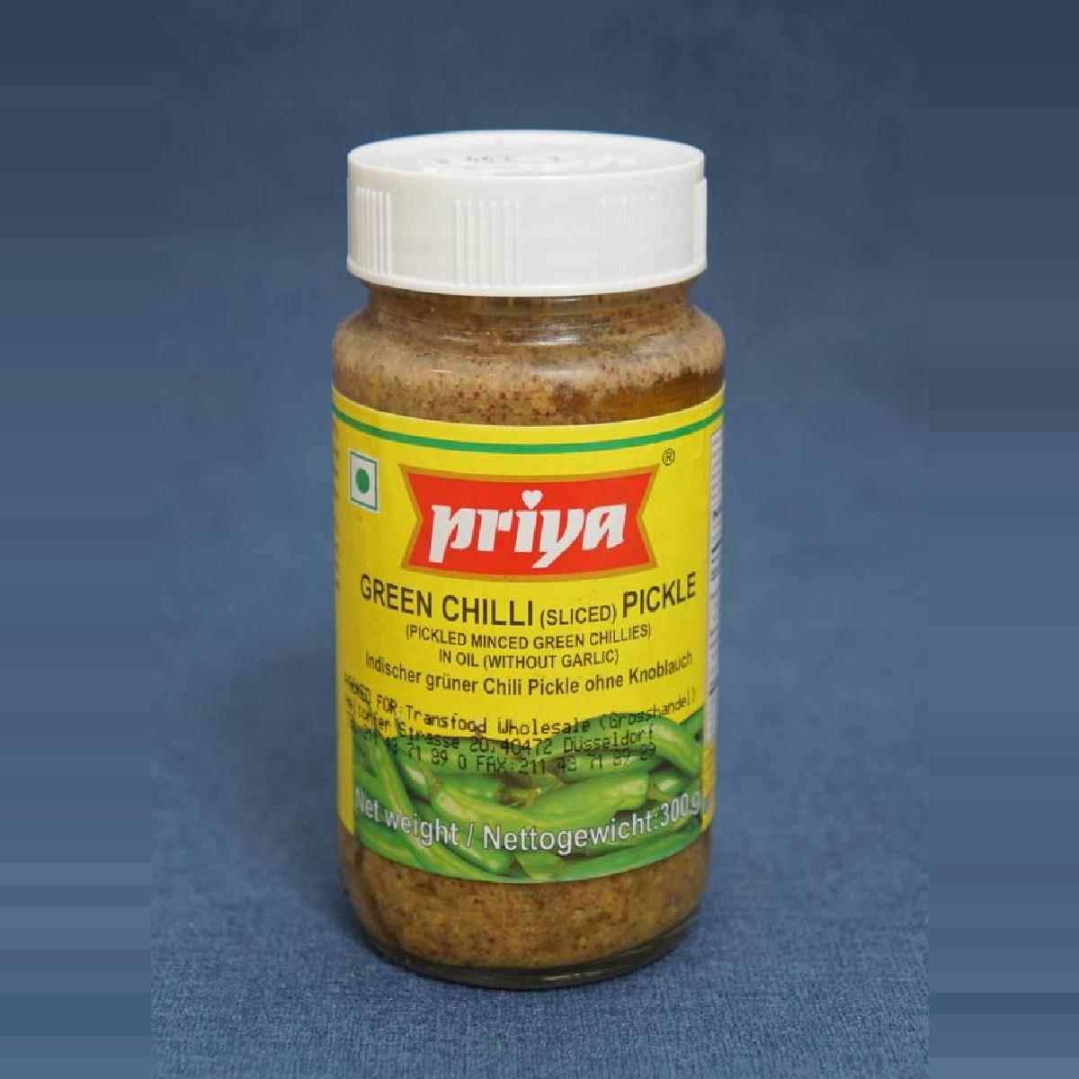 Priya Green Chilli Sliced Pickle 300g