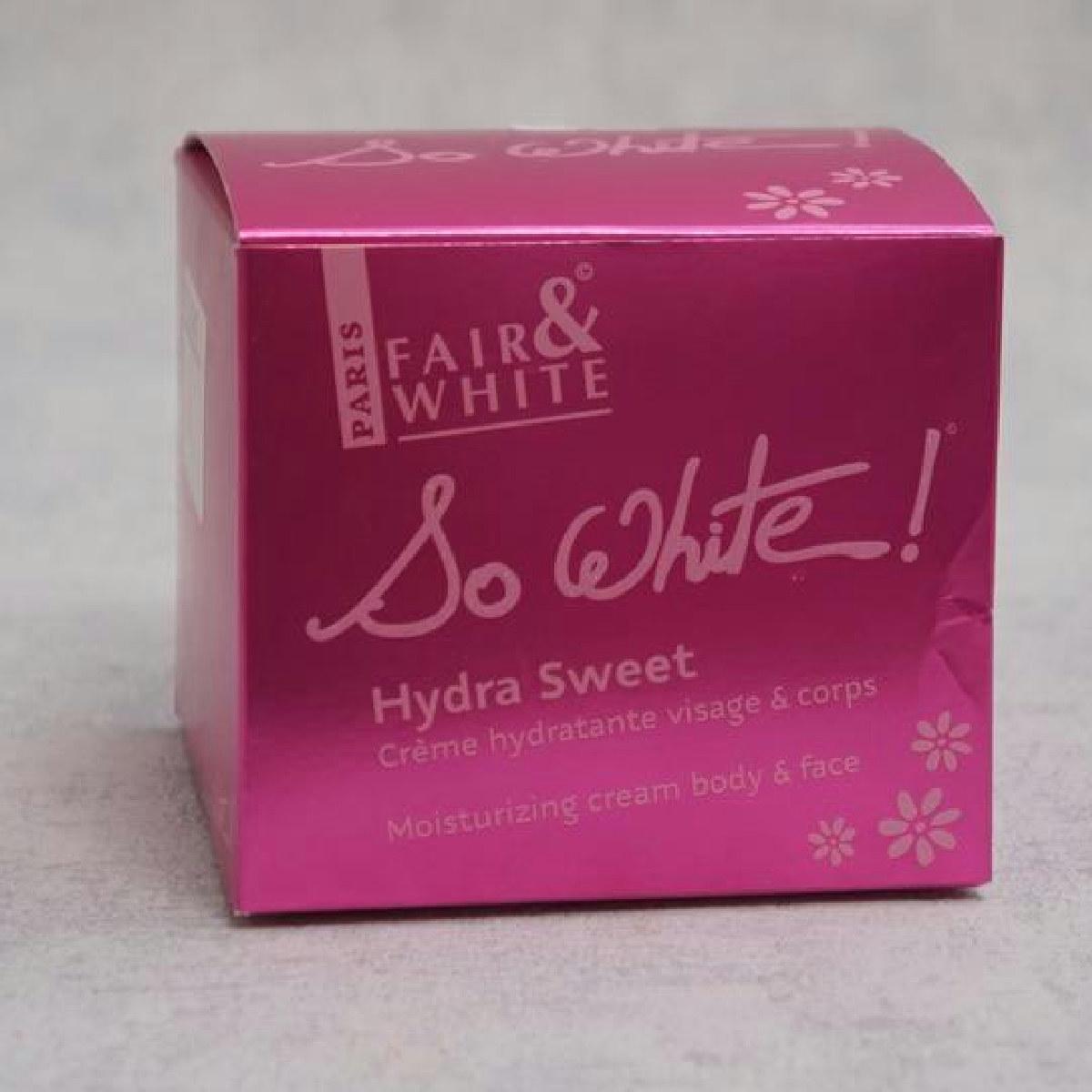 Fair & White So White! Hydra Sweet Moisturizing Cream Body & Face