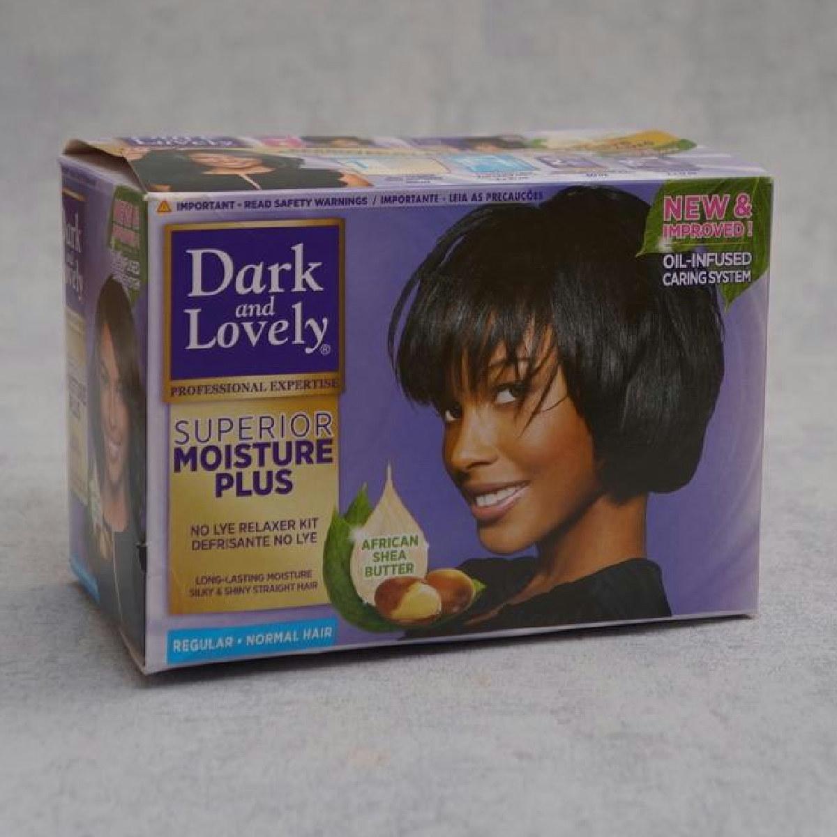 Dark and Lovely Superior Moisture Plus No Lye Relaxer Kit - Regular/Normal Hair