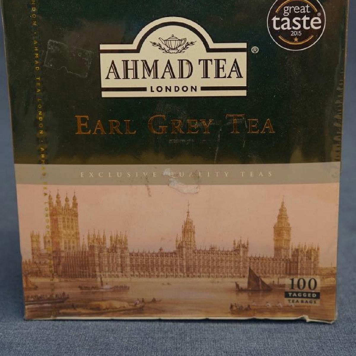Ahmad Tea London Earl Grey Tea 100 Tagged Tea Bags