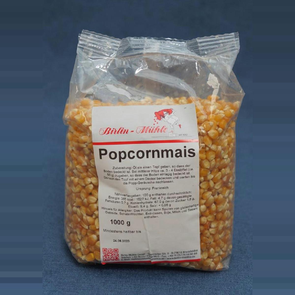 Birlin-Mühle Popcornmais 1000g