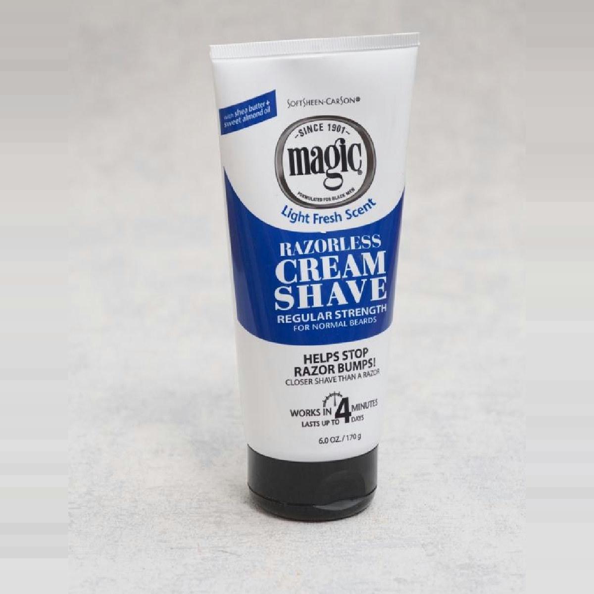 Magic Razorless Cream Shave Regular Strength 170g