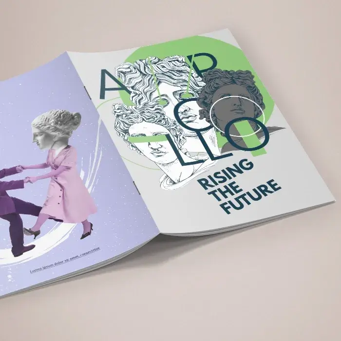100% recycled saddle-stitched booklet printing, 28 pages, five sizes A6 to A4, from £204