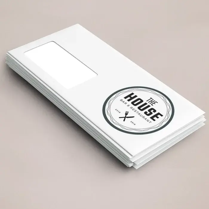 Recycled printed envelopes in Dorset — DL and C5, 100gsm recycled self-seal, printed on the face, from £169