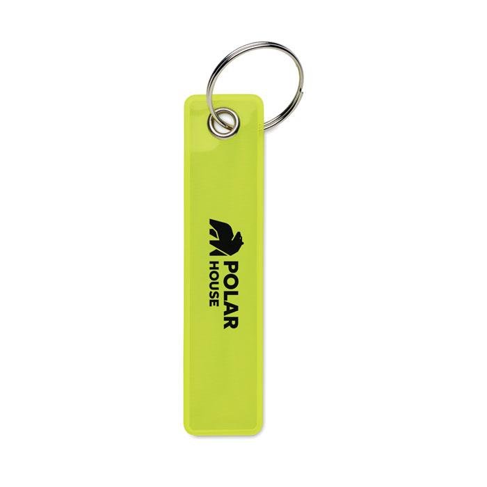 Reflective Key Ring In PVC printed with your logo — pad printing, from £146