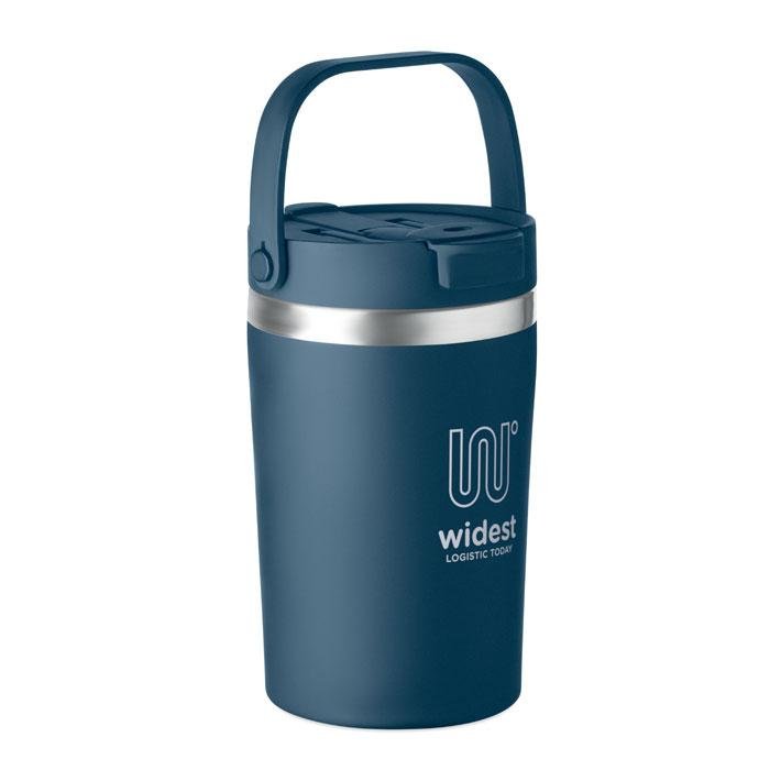 Double Wall Tumbler 350 Ml printed with your logo — round screen printing, from £449