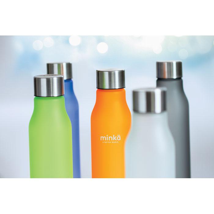 RPET Bottle 600ml printed with your logo — round digital printing, from £280