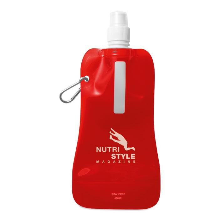 Foldable Water Bottle printed with your logo — screen printing, from £288