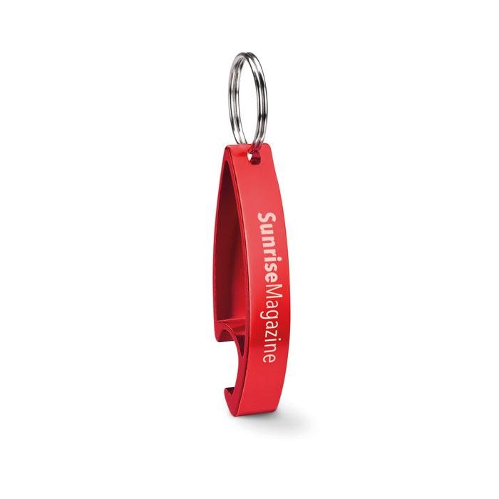Key Ring Bottle Opener printed with your logo — laser engraving, from £138