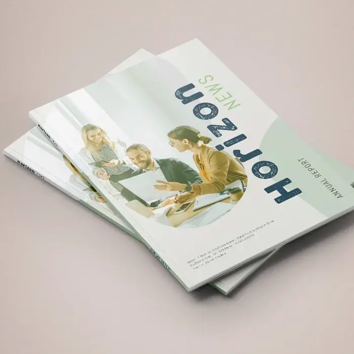 Perfect bound booklet printing, 96 pages — square spine, A5, A4 or 148mm square, from £243