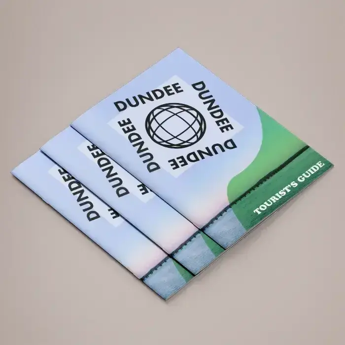 Saddle-stitched A5 booklet printing, 8 pages — 5 sizes A6 to A4, self-cover or silk cover upgrade, from £62