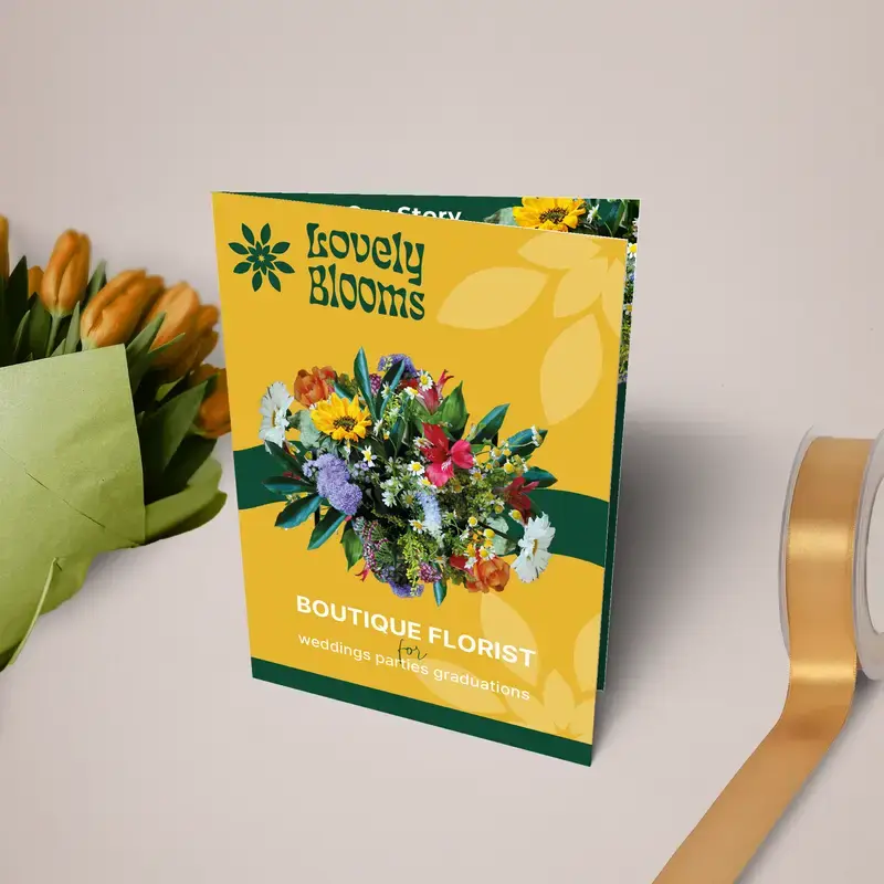 A6 folded leaflet printing, 4 page — half fold, from £52