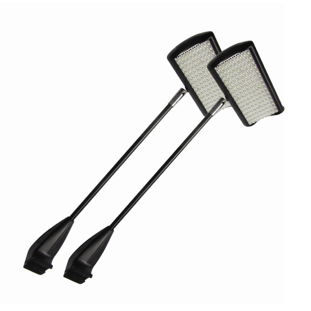 LED flood light twin packs for exhibition stands — 1200 lumen 5631K low-voltage lights for SEG fabric frames or traditional pop-ups, £75 ex VAT per pack
